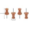 Decorative Cork Boards for Photos Foam Boards Map Tacks Wooden Push Pins Map Markers Thumbtack Pins