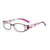 Fashion Hollow Out Resin Reading Glasses Ultra Light Floral Print Far Sight Eyeglasses Diopter +1.0 To 4.0