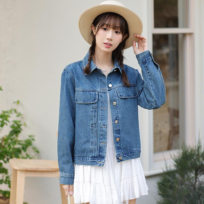 Retro Denim Oversize Jacket - Spring/Autumn HK Style Korean Slim Fit Vest