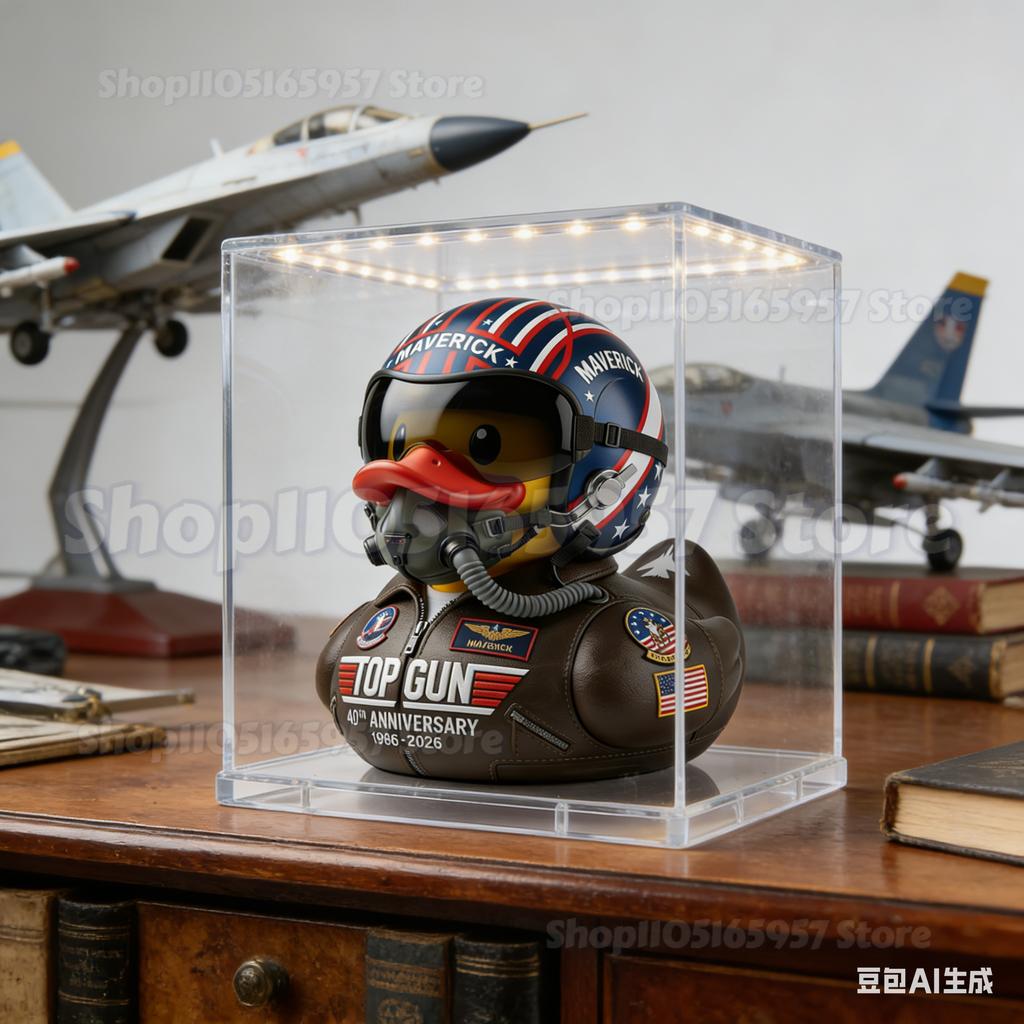 Top Gun 40. Jubiläum Pilot Ente Cosplay Sammlerfigur Filmfan Exklusives Geschenk
