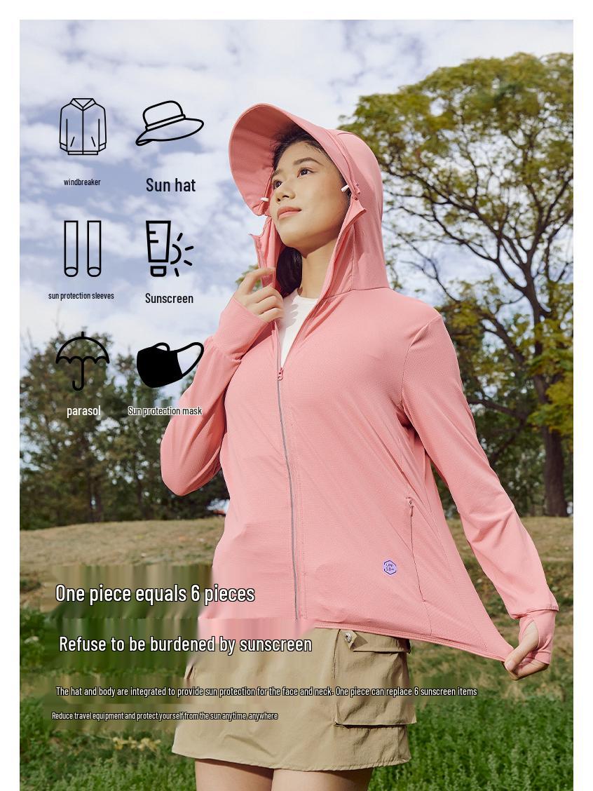 

Мужская куртка для велоспорта с широкими полями и защитой от солнца UPF50 и дышащей защитой лица Large