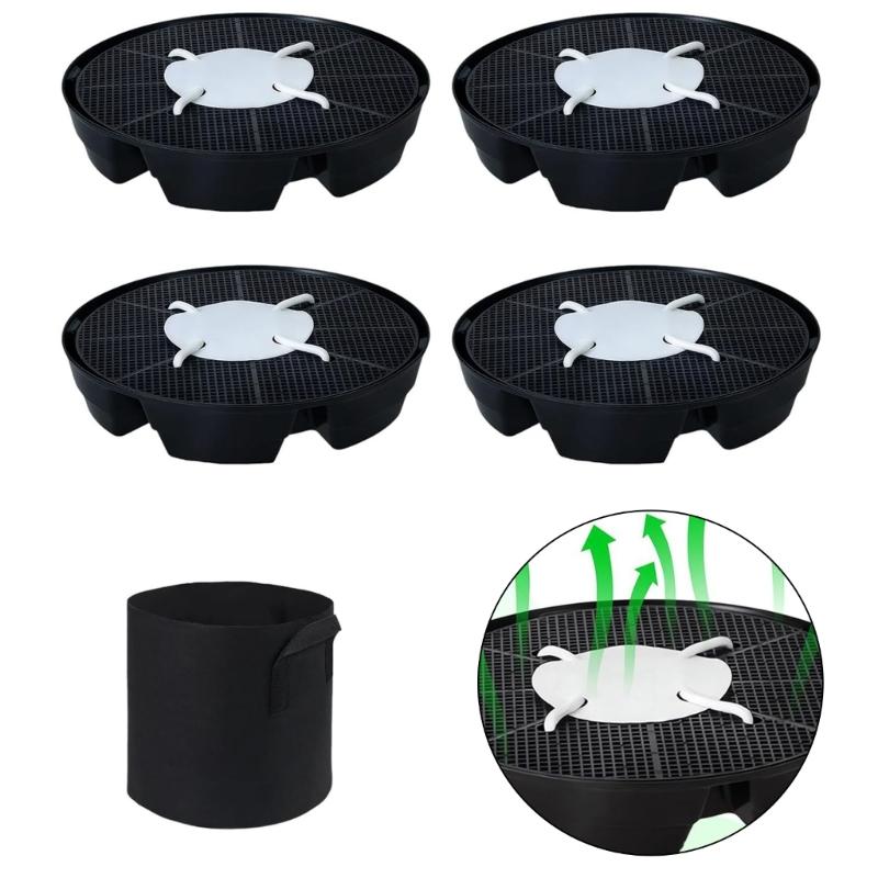 Auto Watering Garden Tray For Potted Plant Adjustable Hydrations System Durability Plastic Construction