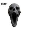 Gothic Skull Ornament Statue, 3D Printed Human Head Model for Home Aged Sculpture Decoration, Halloween Statues, Bookshelf and Desktop