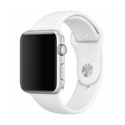 Correa para Apple Watch 42mm Mercury de Silicona Blanca