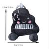 1/2 Stück Niedliche Lustige Schwarze Rouge Klavier Plüschpuppe Spielzeug Schlüsselanhänger Anhänger Taschenanhänger Rucksack Hängende Ornamente Mädchenhafter Schlüsselanhänger Geschenke