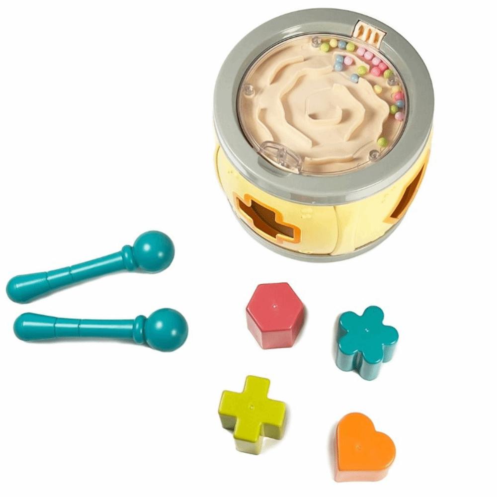 Matching Maze Baby Musical Instrument Montessori Baby Colorful Rolling Drum  Boys Children