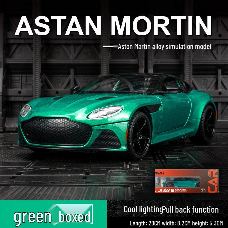 

Jiaye Aston Martin DBS Модель машины из сплава - Металлический орнамент спортивного автомобиля для детей