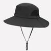 Outdoor bucket hat embroidered print pattern travel hat big eaves sun hat