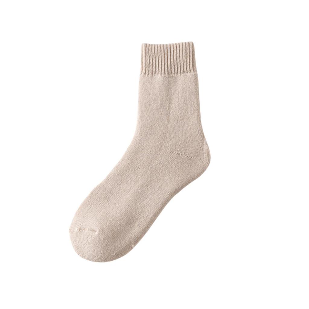 Cozy Women's Thick Terry Socks: Perfect for Autumn & Winter, No-Pilling Floor Confinement.