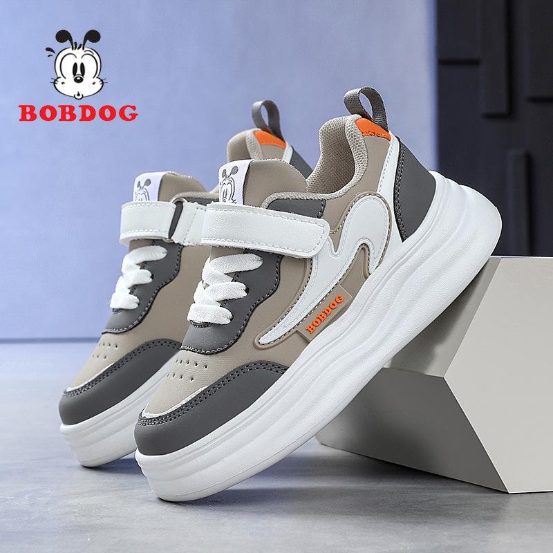 

Babu Bean Classmate Boys Board Shoes 2025 Spring and Autumn New Leather Surface Waterproof Children s Sneakers Boys Casual Shoes 39