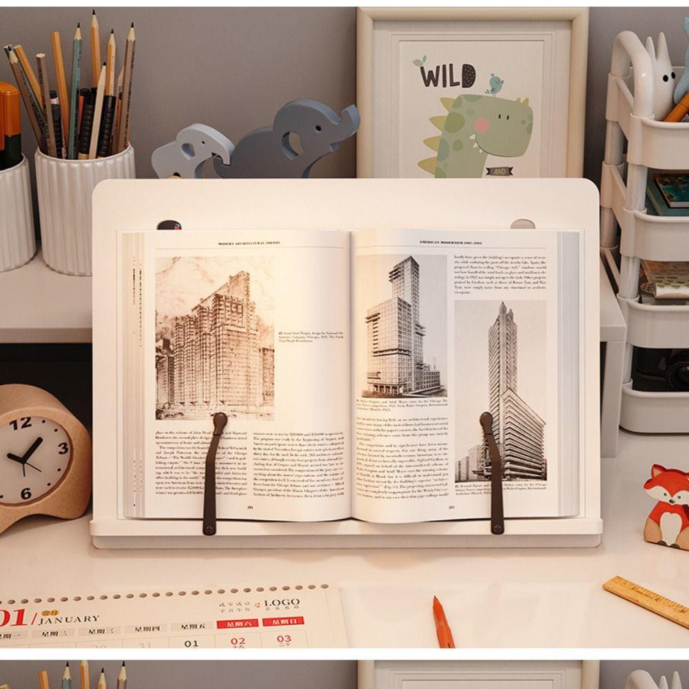 Multi-Position Book Holder Tray Adjustable Reading Rest Tablet Compact Cookbook Bracket  Adults