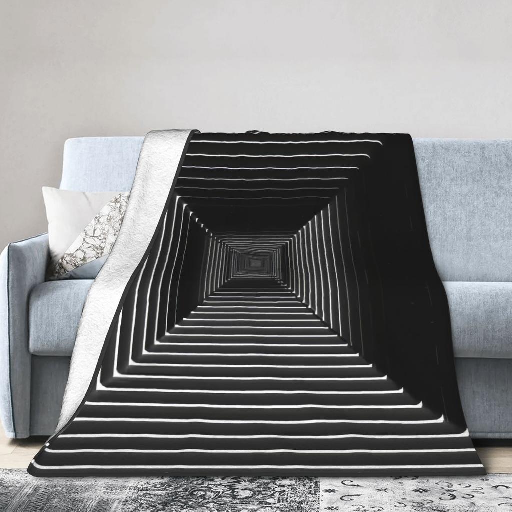 Soft BlanketChild Airplane Travel Whirlpool Dizziness Pattern Bedding Throws Flannel Bedspread For Living Room Sofa Bed Cover