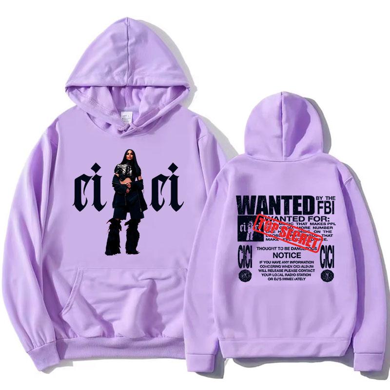 

Ciara Cici Модные толстовки с капюшоном, повседневные женские пуловеры из флиса на осень с длинным рукавом и графическим принтом XXXL