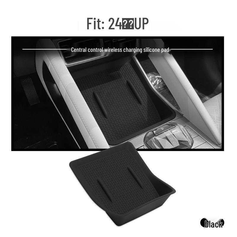Wireless Charging Silicone Anti-Slip Pad for Car Interior Console (24-25 Yuan)