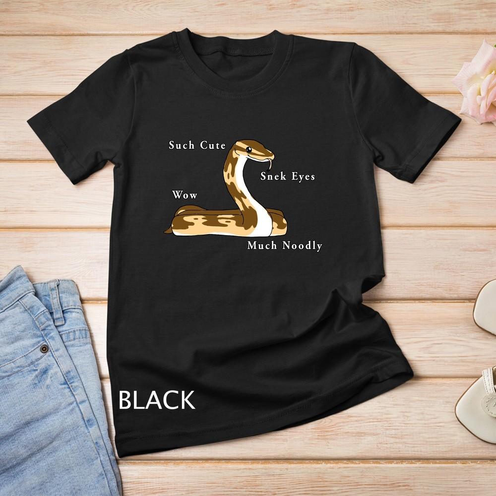 

Cute Ball Python Snake T-shirt Unisex T-shirt 3XL