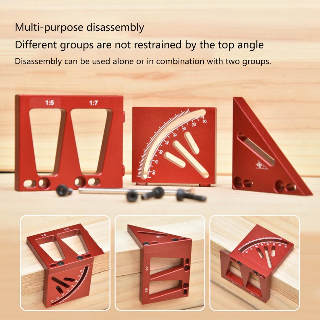 Corrosion Resistant Ruler Centerline Woodworking Center Scriber Measuring Tool Woodworkers Marking Gauge Carpenter Tool