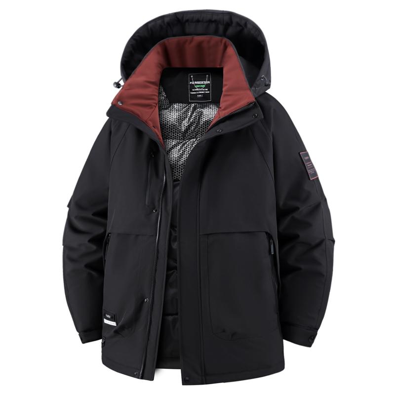 Plus Size 5XL-11XL Fashion Men's Oversize Parkas Winter Coat Hooded Waterproof Casual Loose Thick Warm Outerwears Men Jackets