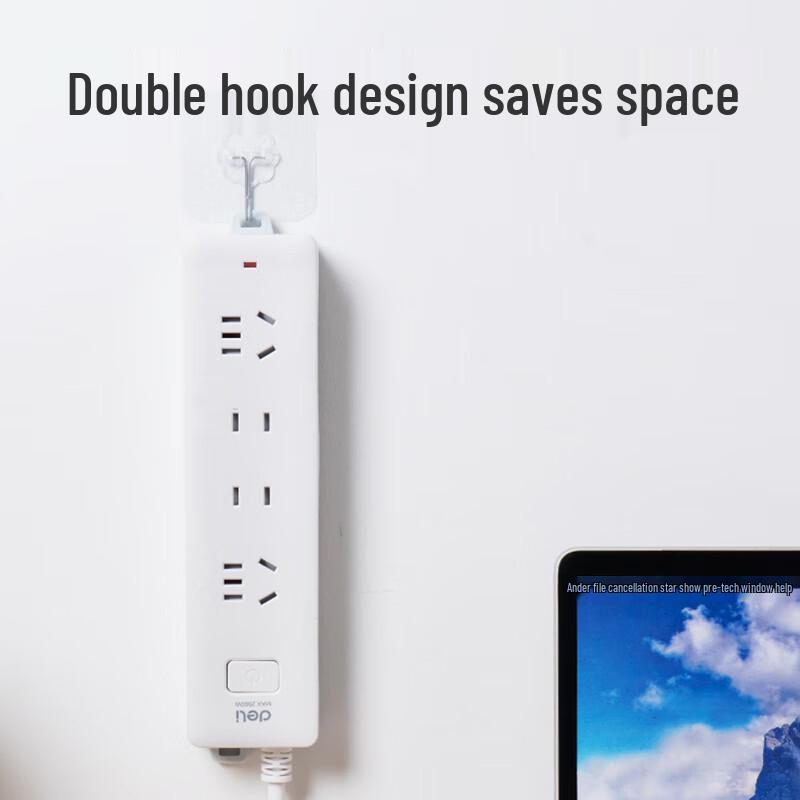 Deli 3C Certified National Standard Power Strip