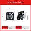 Household Kitchen Ventilator 6-12-Inch Silent Window Exhaust Fan