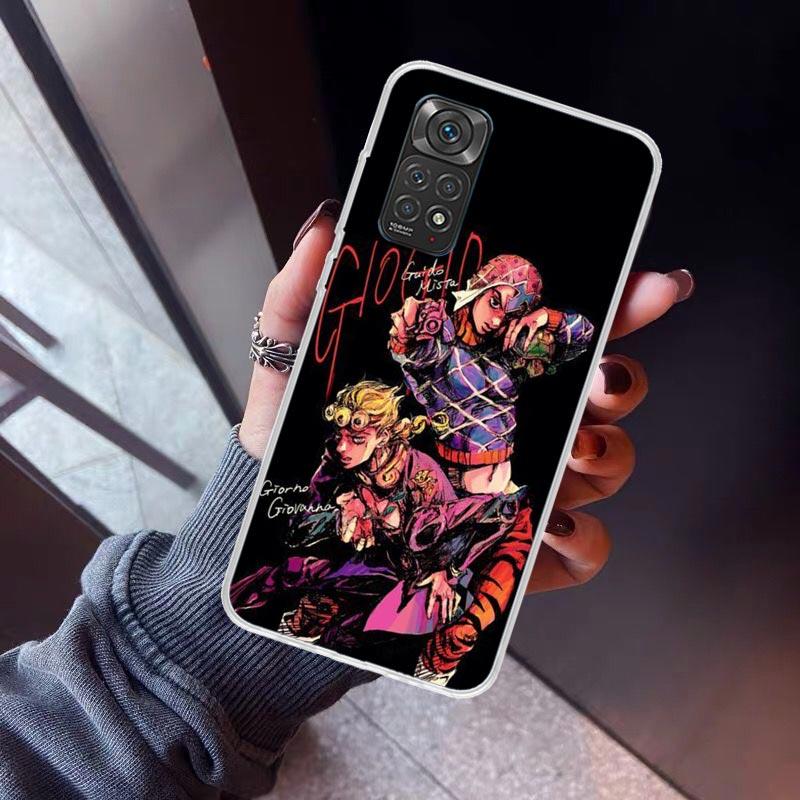 JoJo's Bizarre Adventure Kujo Jotaro Phone Case For Xiaomi Redmi Note 10 11 12 13 14 15 Pro Plus 11S 12S 14S 11T 11E 10S Soft TP