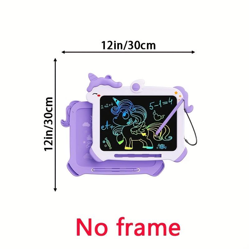 LCD Writing Tablet, Electronic Drawing Tablet and Doodle Board, Frameless Poster Canvas Painting, Suitable for 3-8 Years Old Children as Birthday Gift