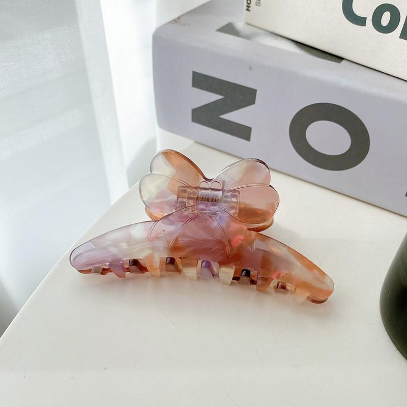 Elegante Retro Acetat Haarspange in atemberaubender Mehrfarbigkeit für Damen Haaraccessoires