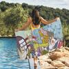 Anime Soul Eater Towel Quick Drying Beach Towels Are Suitable For Swimming Pools Camping Yoga And The Gym