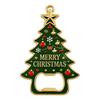Magnetic Fridge Decor Christmas Tree Bottle Opener, Refrigerator Magnet, Heavy Duty Holiday Kitchen Tools Metal Beer Opener for Kitchen, Party Favors