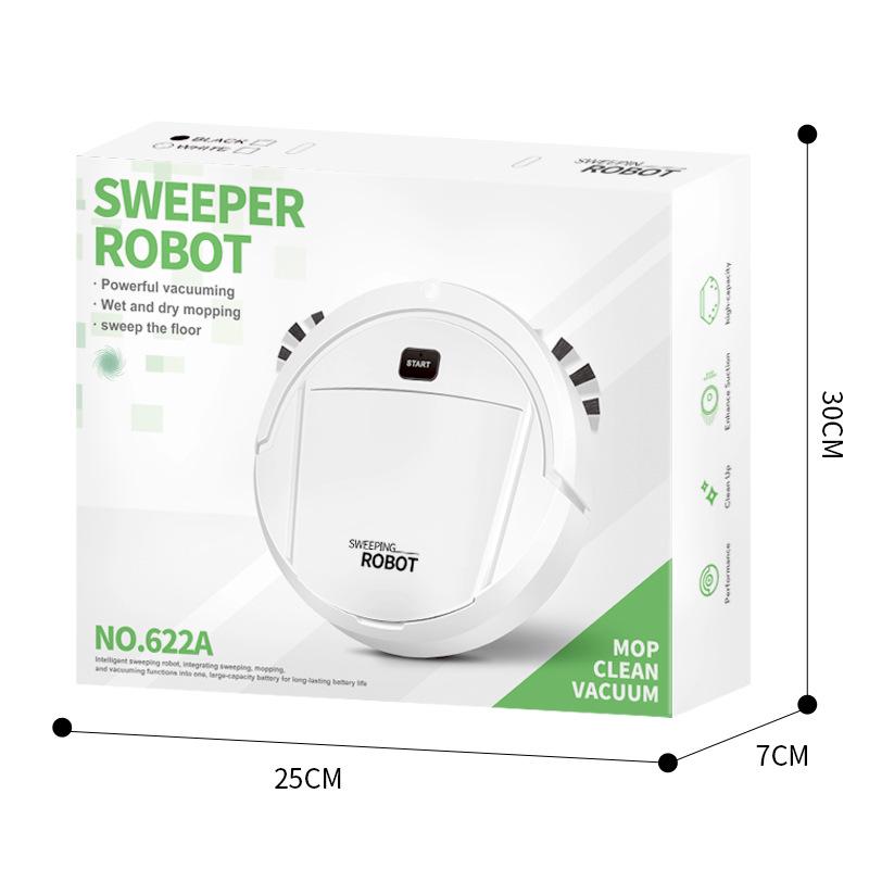 Smart Robot Vacuum: All-in-One Suction, Sweeping & Mopping USB Dust Collector for Home Cleaning
