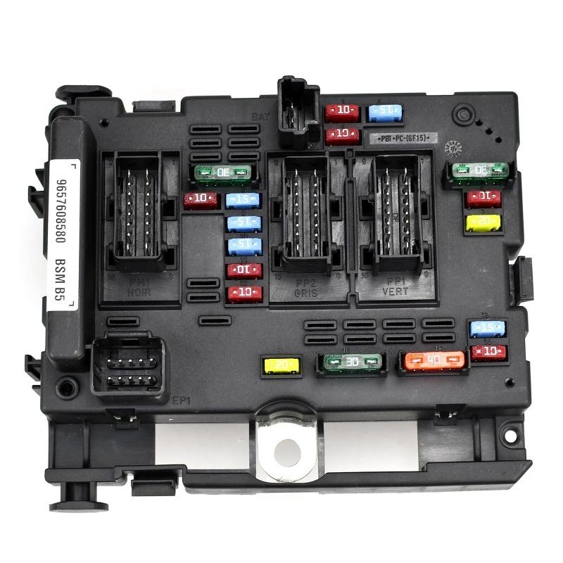 9657608580 BSM B5 Fuse Box Unit Assembly Under Bonnet For Peugeot 206 207 307 406 Citroen C2 C5 XSARA Picasso 6500Y1 New