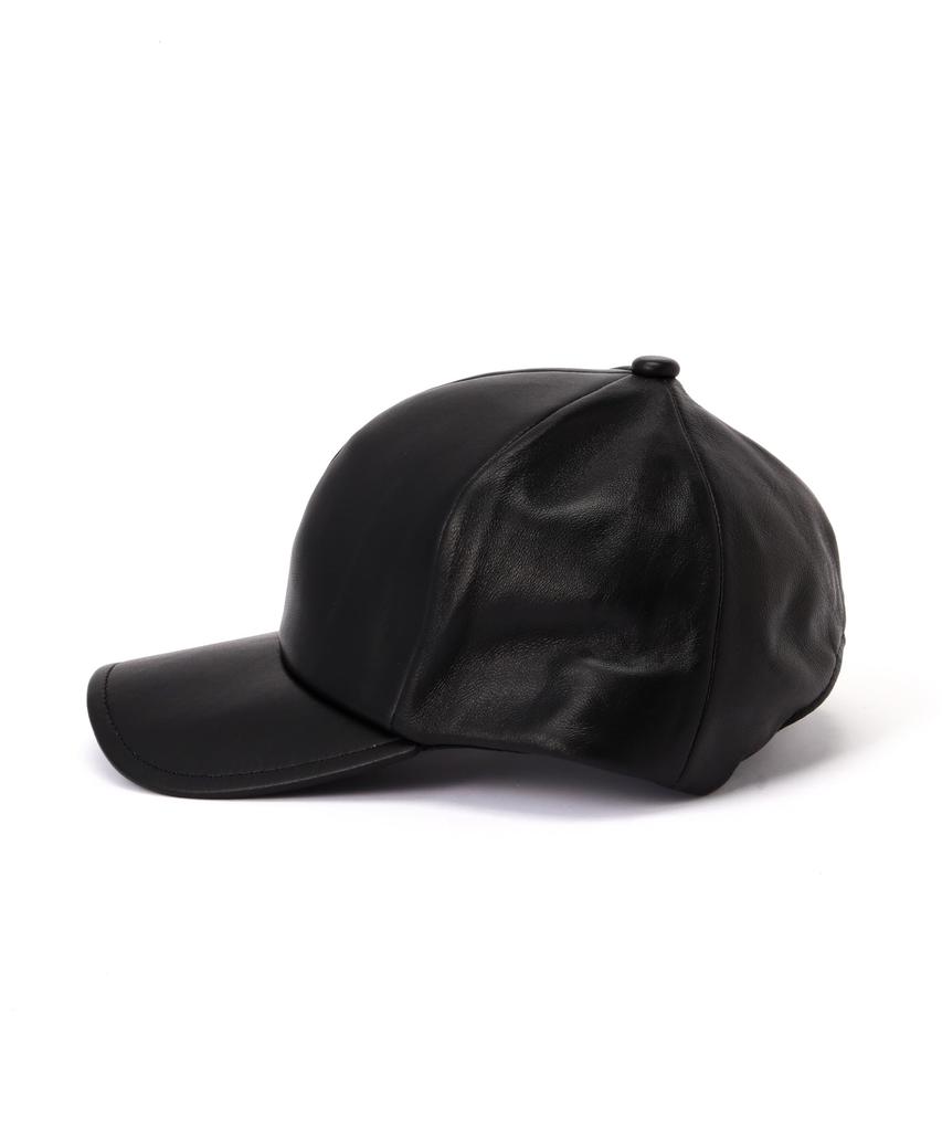 LEATHER CAP F 010 Black [Schott] B.B Men's 782-5974008