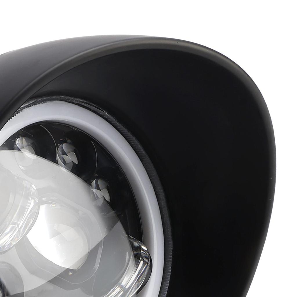 5.75" Headlight Lamp Spotlight Universal 9-Bulbs Fits For Motorcycle