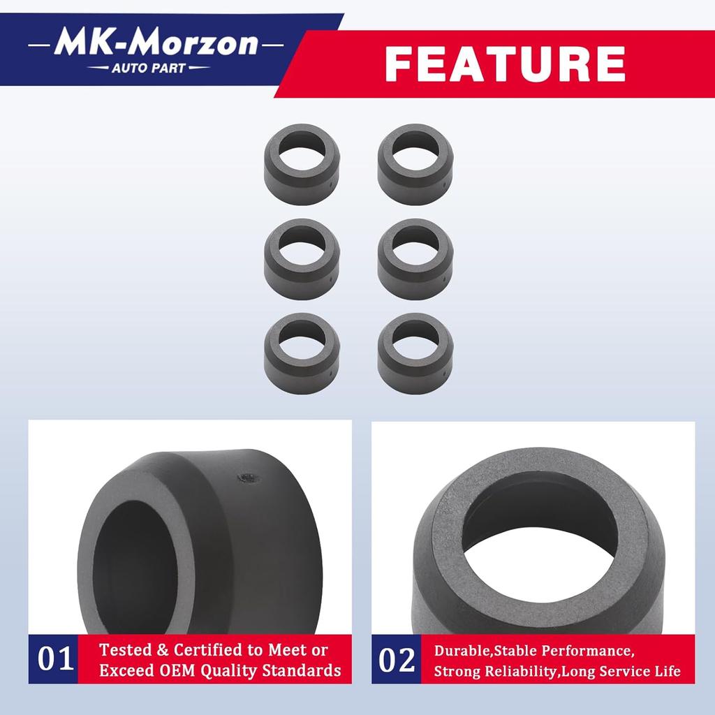 926-028 Fuel Injector Sleeve Seal Adaptor Kit Compatible with Ford Explorer Sport Trac Mustang Ranger Mercury Mountaineer V6 4.0L Engine Replace#
