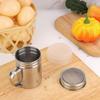 With Handle Powdered Sugar Shake Duster Stainless Steel Cinnamon Shake Flour Sifter  Coffee Grounds