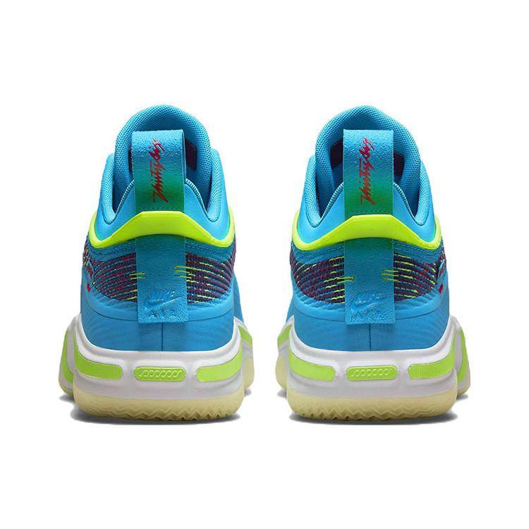 Luka Doncic x Air Jordan 36 Low Laser Blue Men Sneakers Electro-Purple Pink-Prime Electric-Green DN4196-430