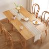 Runner da Tavola Macramè Cotone Pizzo Stile Rustico Boho Runner Stretto Stile Classico Uso Domestico Doccia Matrimonio in Campagna Festa Tavolino Decorazione
