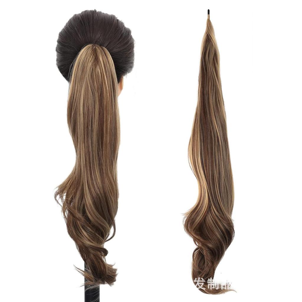 Women's 32 Inch Synthetic Hair - Wrap-Around Stick Ponytail Wig