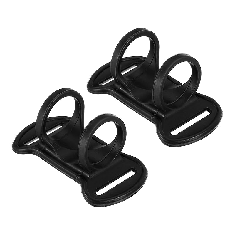 

PATIKIL headlamp flashlight holder 2 pieces silicone soft High elasticity Hands-free headlamp stand replacement flashlight outdoor camp for horseback