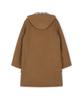 Montgomery Classic Fit Duffle Coat With Horn - Camel