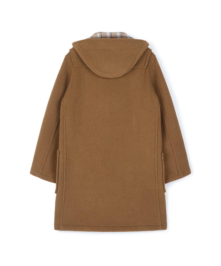 Montgomery Classic Fit Duffle Coat With Horn - Camel