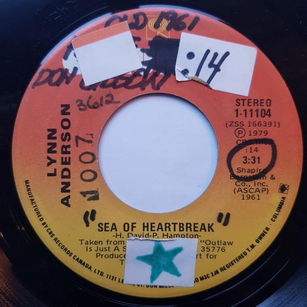 

7inch Record LYNN ANDERSON Sea Of Heartbreak Say You Will 111104 COLUMBIA Canada Pop Used
