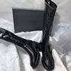 Women Knee High Boots Vintage Thick Heel Fashion Zippers Leather Boot 2026 Autumn Winter Ladies Concise Long Boot Botas De Mujer