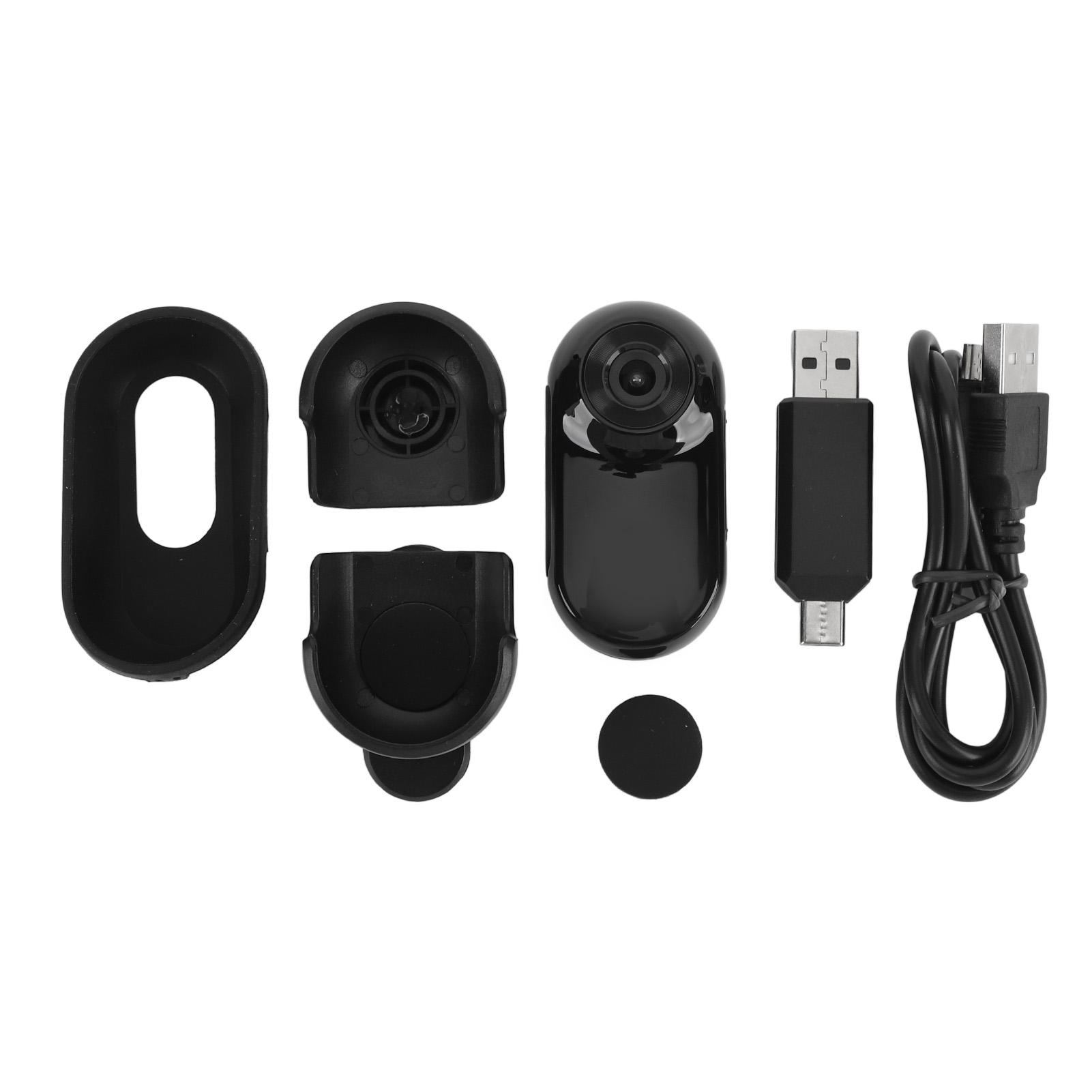 

Кишенькова камера з великим пальцем 1080P відео 2MP фото 120-градусний об єктив кишенькова DV-камера для їзди на природі для домашніх тварин білий