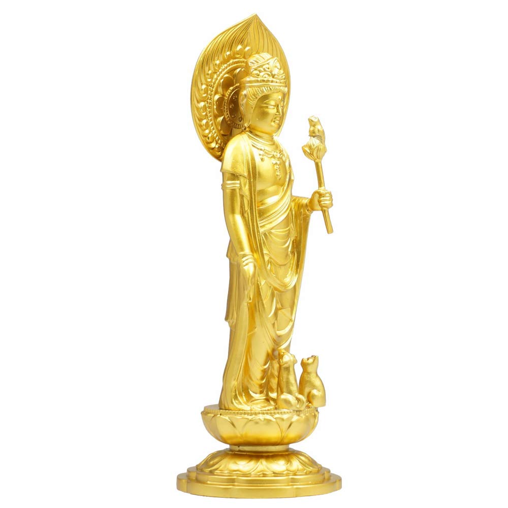 Pet Kannon Hikari Gold Alloy Memorial 16.0cm [Buddha Statue] [Pet Buddha]