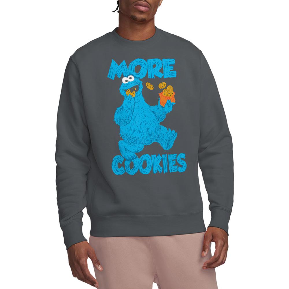 Sesame Street Unisex Adult More Cookies Sweatshirt