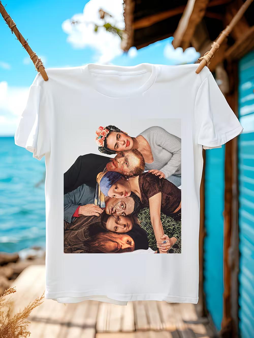 

Interesting Art Parody T-Shirt - Featuring Van Gogh XXL