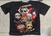 HORROR MOVIE LITTLE MONSTERS FREDDY CHUCKY MICHAEL PENNYWISE T-shirt
