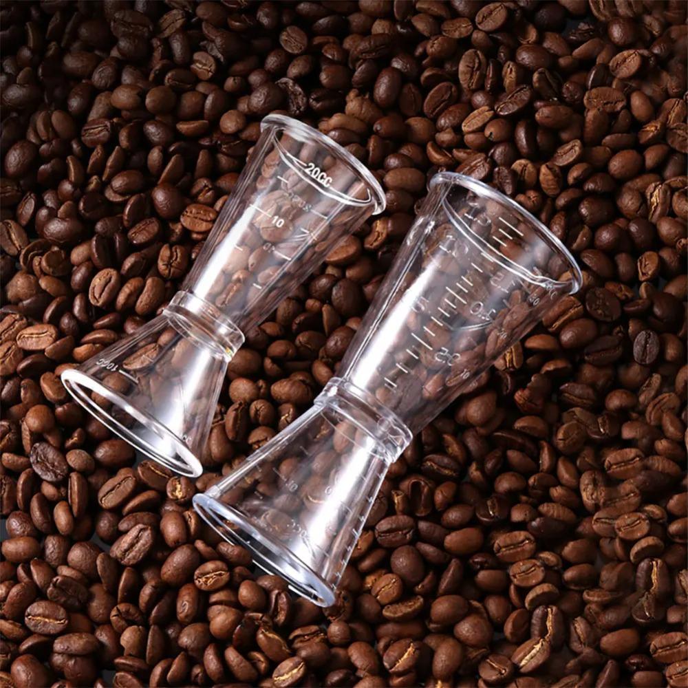Double-headed Resin Cocktail Measure Cup Transparent Cocktail Jigger Milk Tea Shop