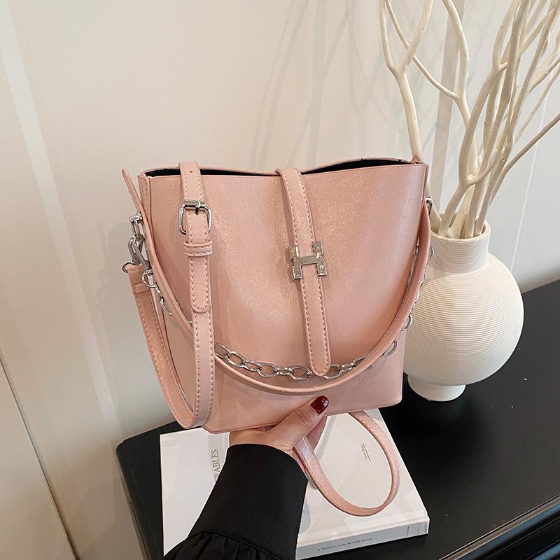 New niche design popular chain mother bucket bag shoulder crossbody trendy women's bag