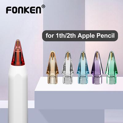 FONKEN Pointe de rechange pour stylet pour écran tactile, pointe de rechange précise et sans délai, Compatible avec Apple Pencil Gen 1/2 iPad, stylet pour tablettes